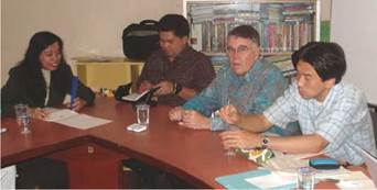 Photo: Indonesia Higher Education evaluation team meeting