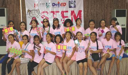 Photo: Participants, S.T.E.M. for Girls Workshop, Philippines