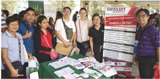 photo: attending job fair - Mr. Marlo Lucas, RBI’s project manager 