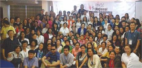 group photo of smiling participants from 4th Philippine National Parents Congress 